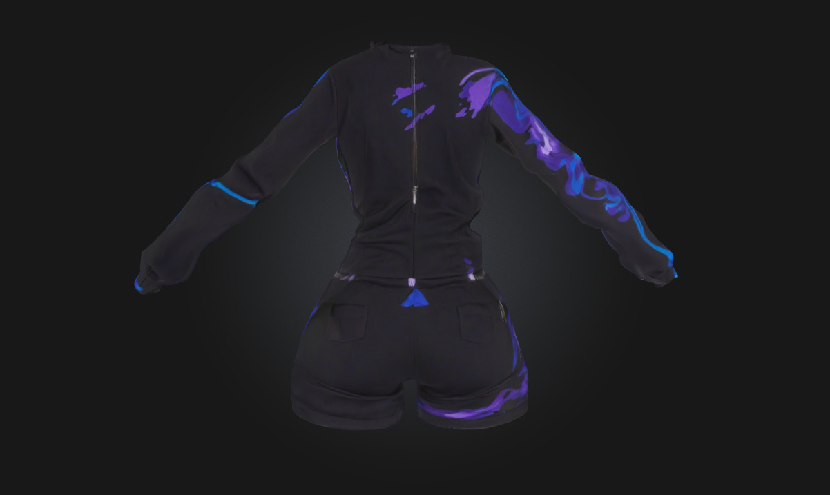 Mystic Jacket Design Fantasy Outerwear Model for Magical 3D model_2