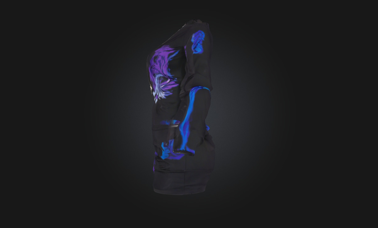 Mystic Jacket Design Fantasy Outerwear Model for Magical 3D model_1