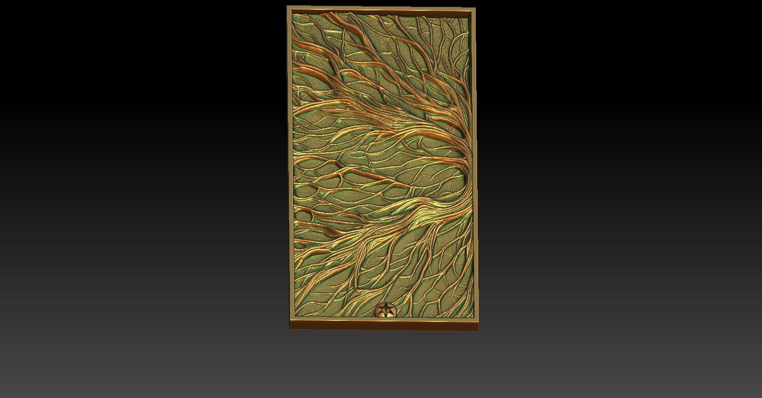 2 forest goddess CNC Relief Model 3D print model_3