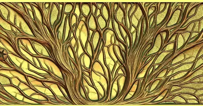 2 forest goddess CNC Relief Model 3D print model