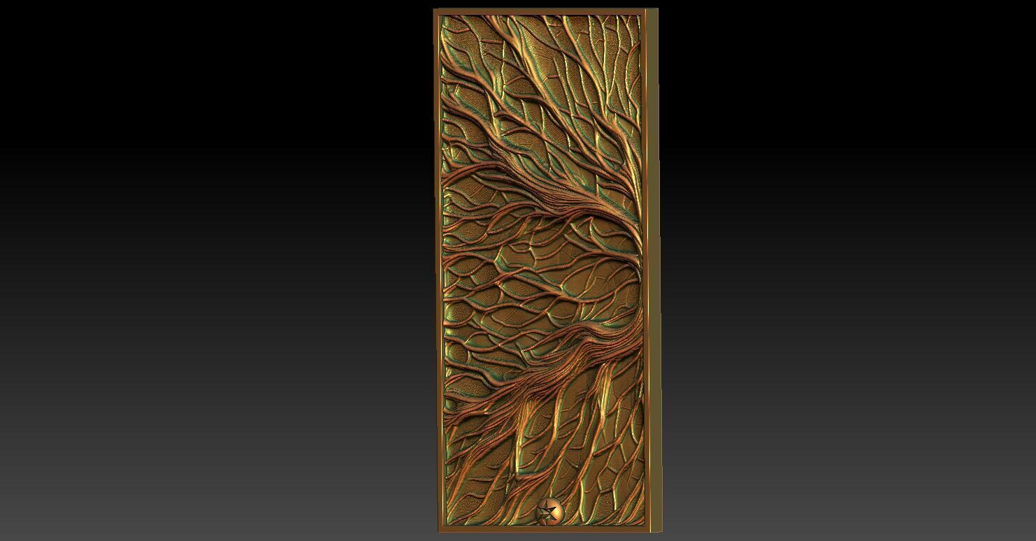 2 forest goddess CNC Relief Model 3D print model_1