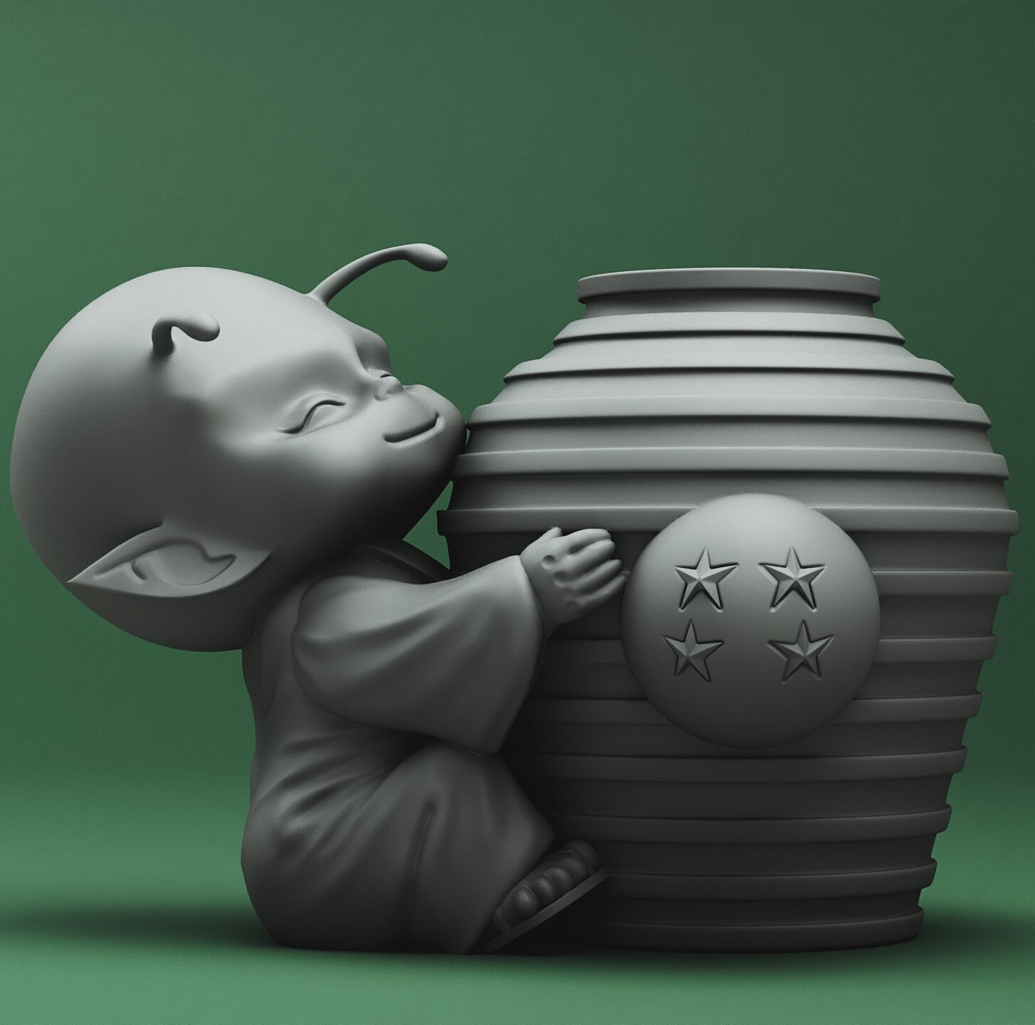 buddhas dbz 3D print model_4