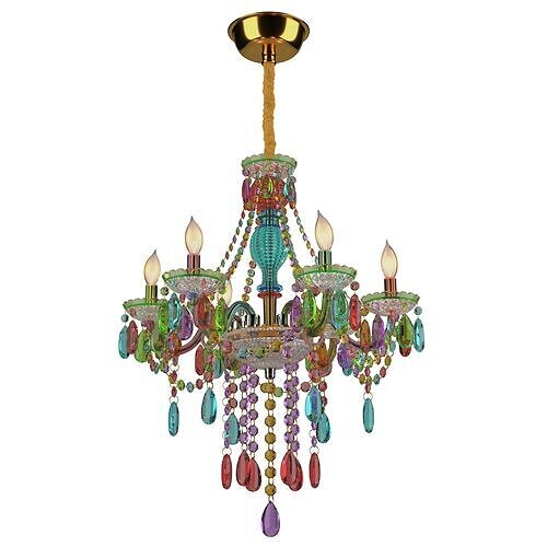 Bohemian Crystal Chandelier Lighting 3D model