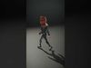 Stylish Female Character in Leather Jacket  Rigged and Animated Low-poly 3D model_2