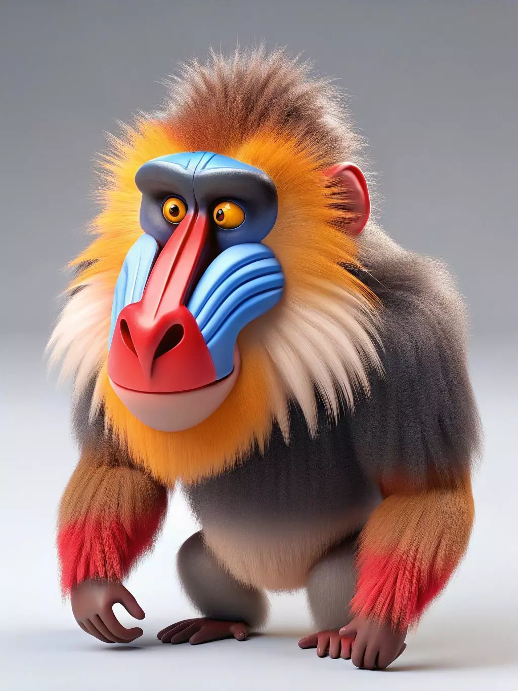 Baboon 3D print model