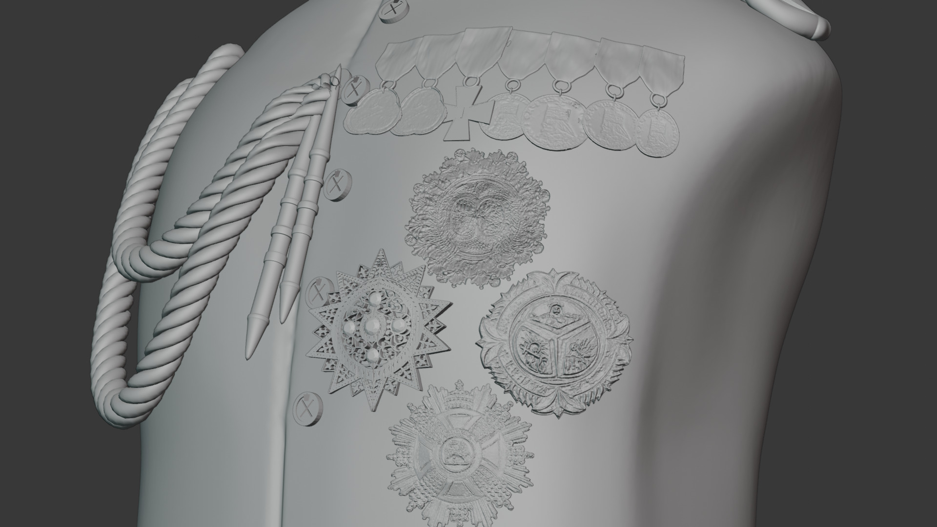 Emperor Haile Selassie I 3D Printable Sculpture 3D print model_5