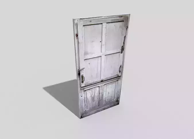 low poly door