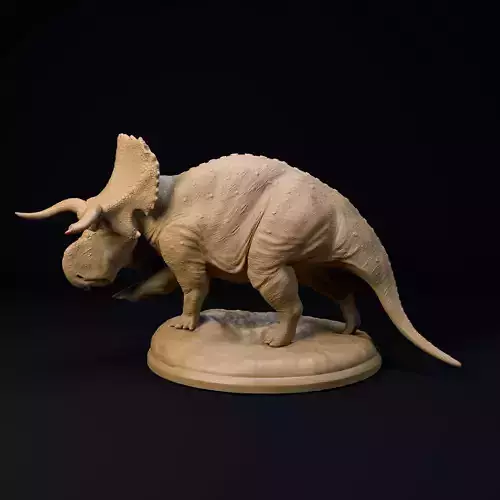 Nasutoceratops 32mm scale pre-supported dinosaur