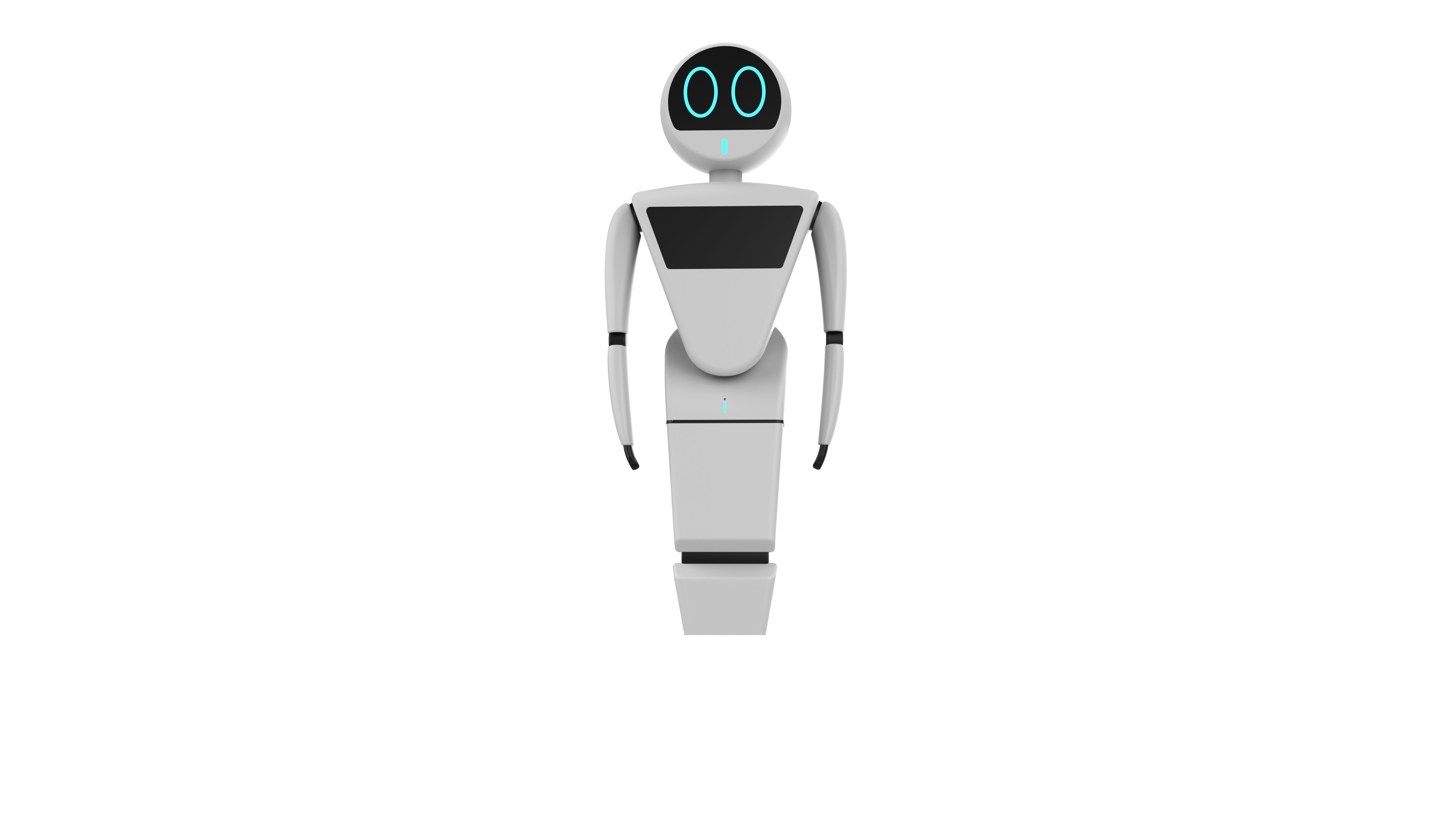 Humanoid Robot Concept 3D print model_4