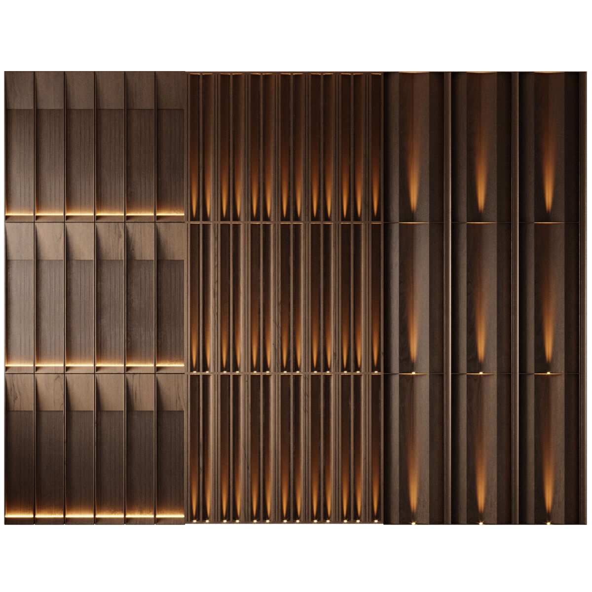 Wood panels 4 3D model_1