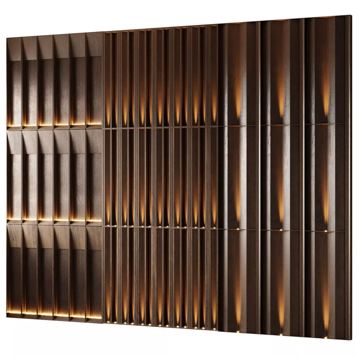 Wood panels 4 3D model_0