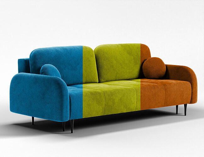 Cloud Sofa 3D model 5