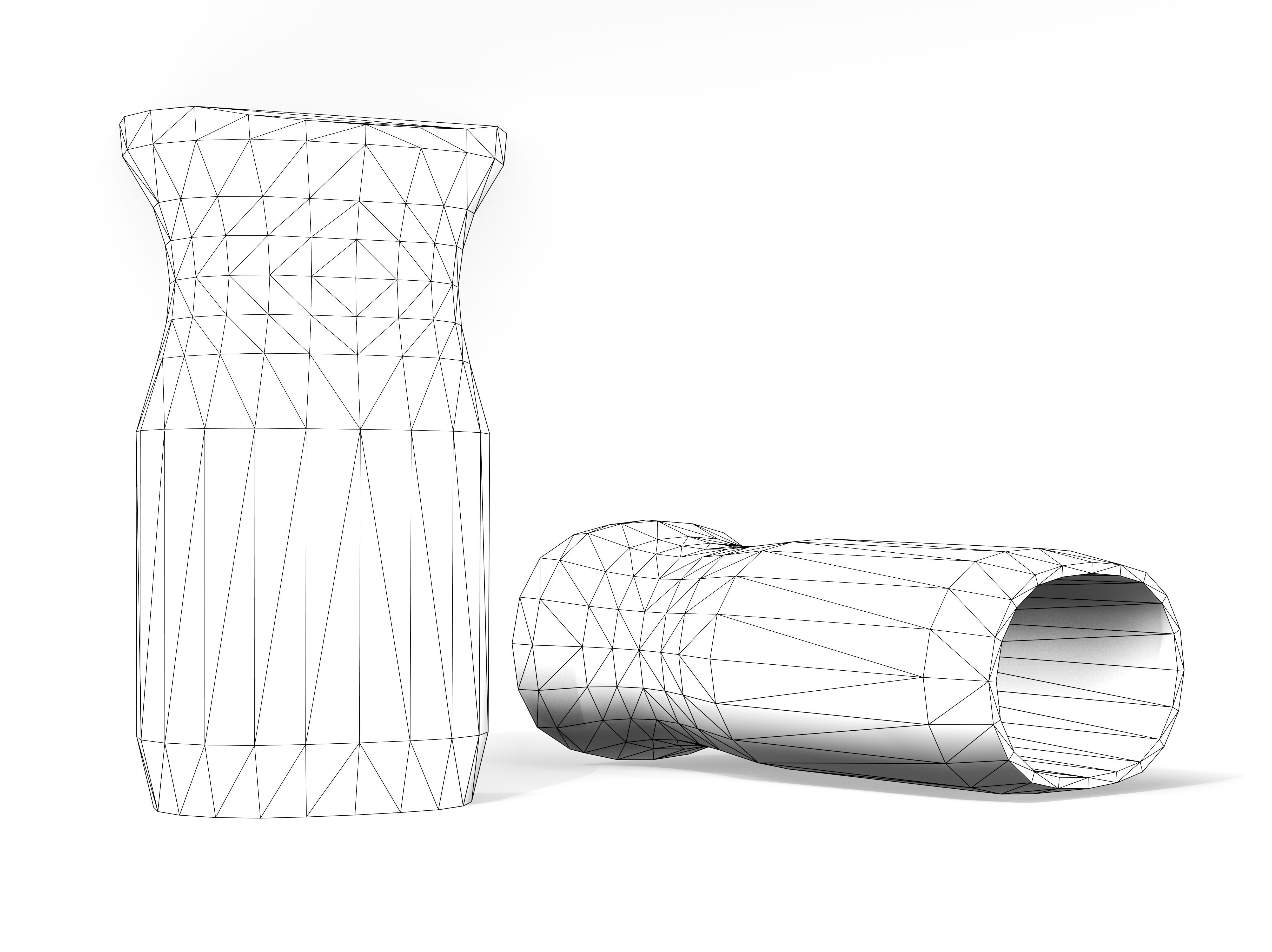 Magpul MVG MLOK Vertical Grip OD Green Low-poly 3D model_5