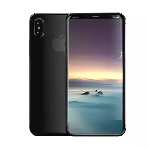 Apple iPhone X 3D model