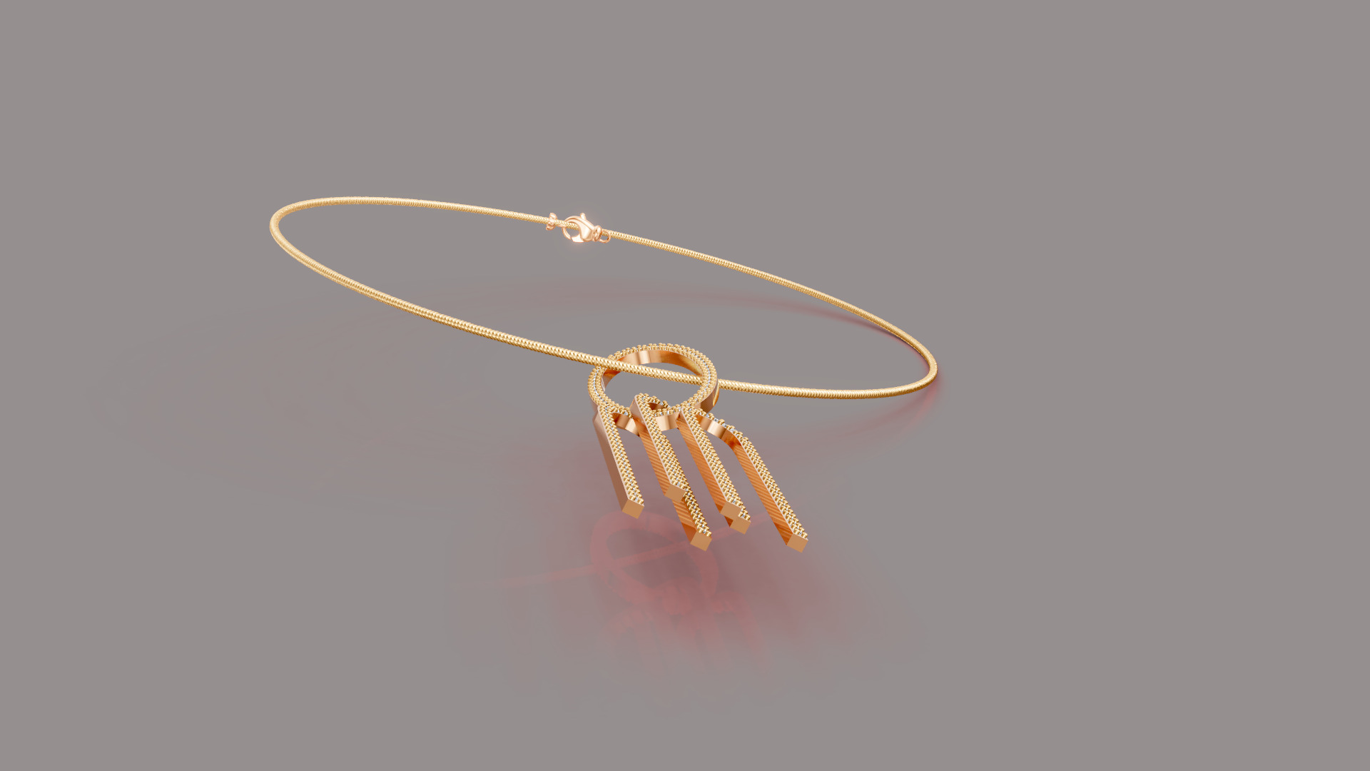 Oval Diamond Set 3D print model_5