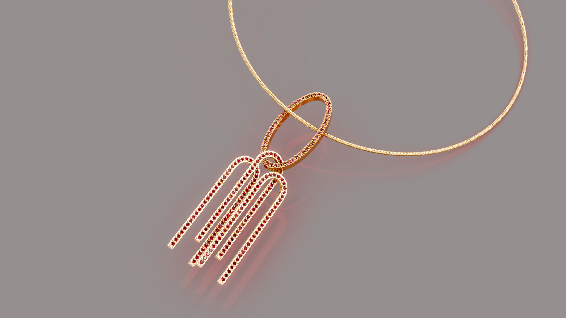 Oval Diamond Set 3D print model_10