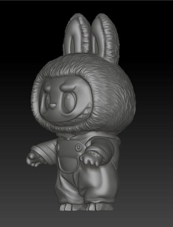 Labubu 3D print model_7