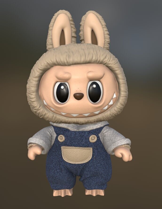 Labubu 3D print model_1