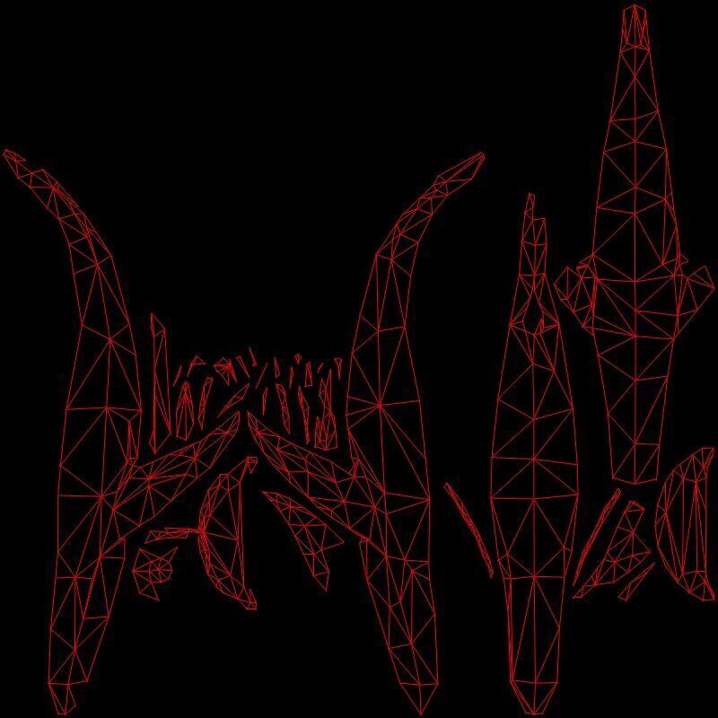 Whale low poly Low-poly 3D model_7