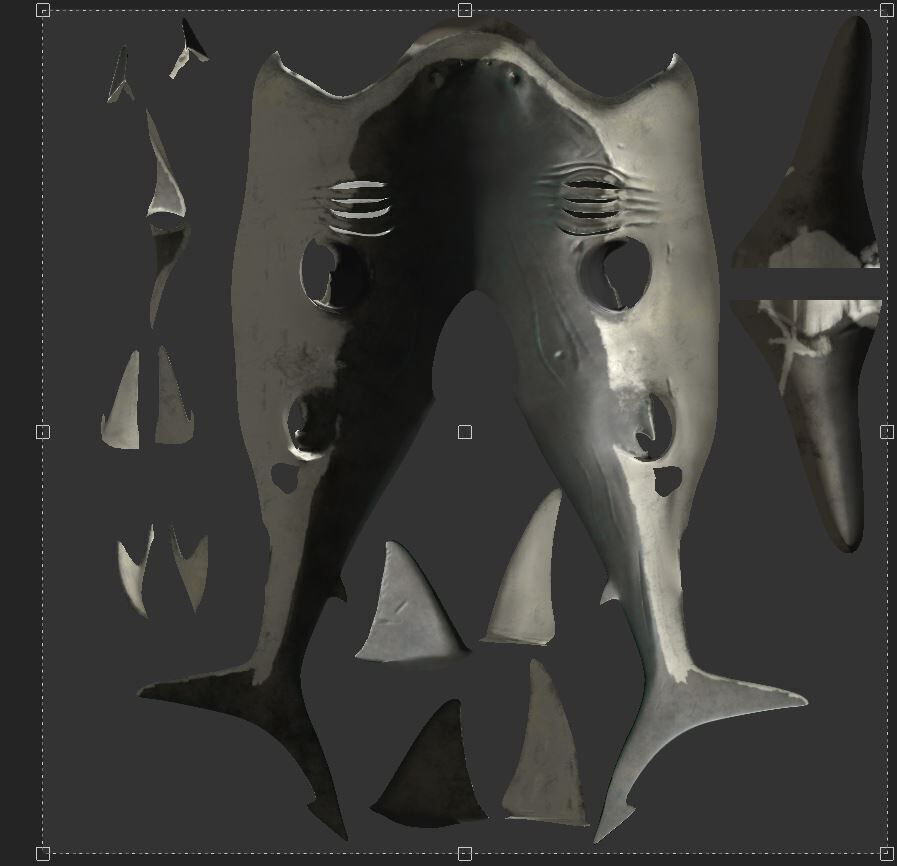 Great White Angry Shark - Ocean Fish 3D model_15