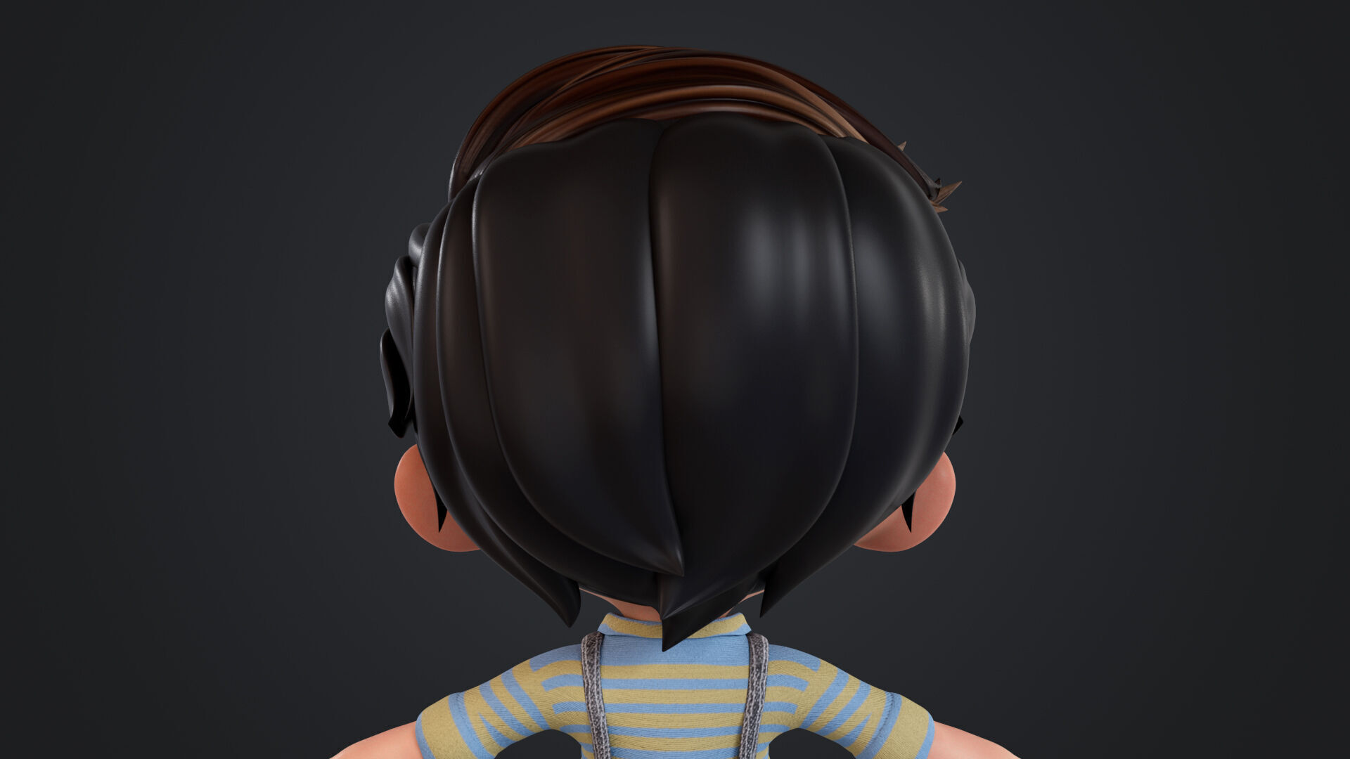 Cartoon Boy Rigged Low-poly 3D model_10