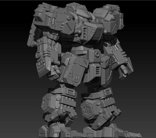 Front Mission Wanzer 3D print model_3