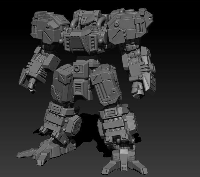 Front Mission Wanzer 3D print model_4