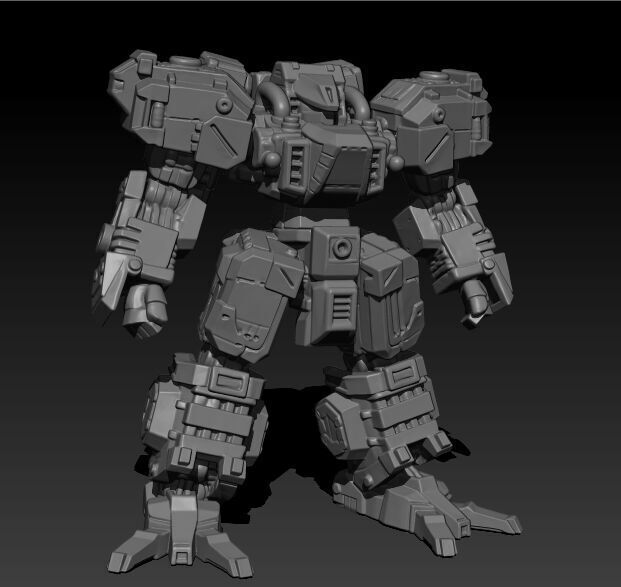 Front Mission Wanzer 3D print model_5