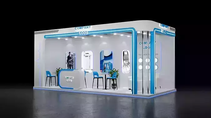 Exhibition Design D1 - 6m x 3m