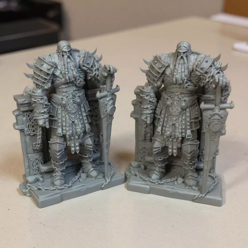 Nordic King Miniature Dungeons and dragons Tabletop RPG 3D print model