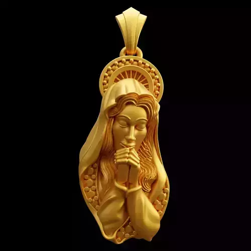 Virgin Mary Praying Pendant