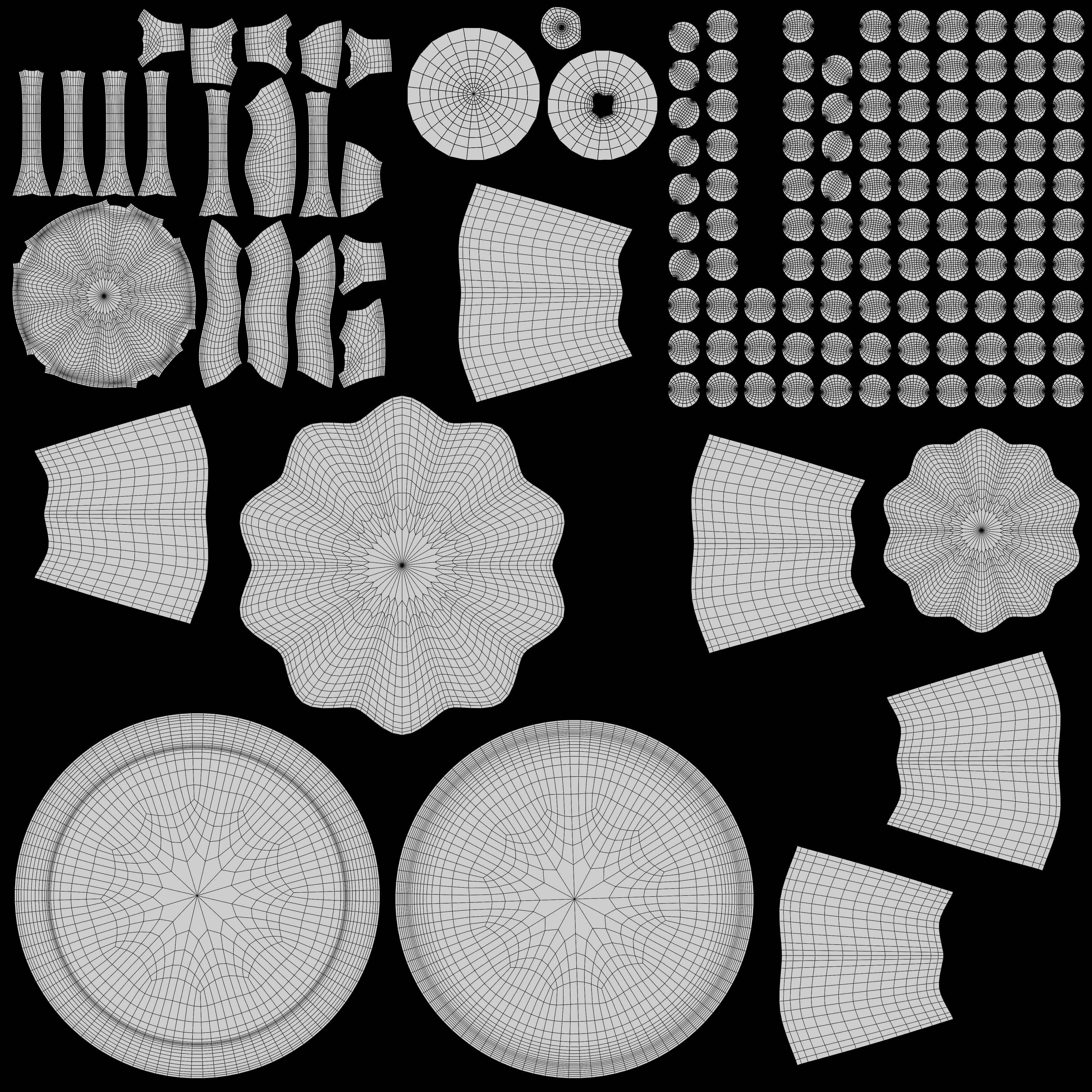 Panna Cotta with Berries 3D model_8