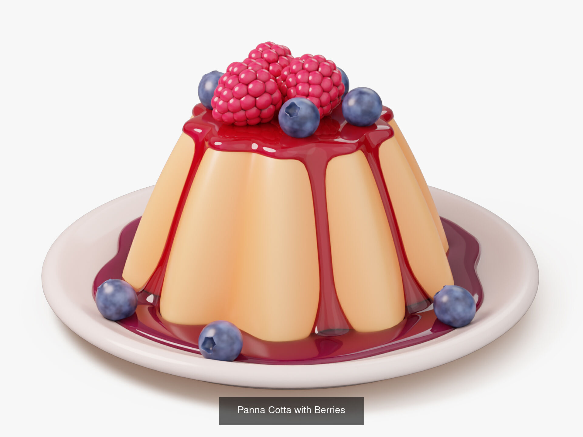 Sweet Dessert Pack 3D Model Collection_7