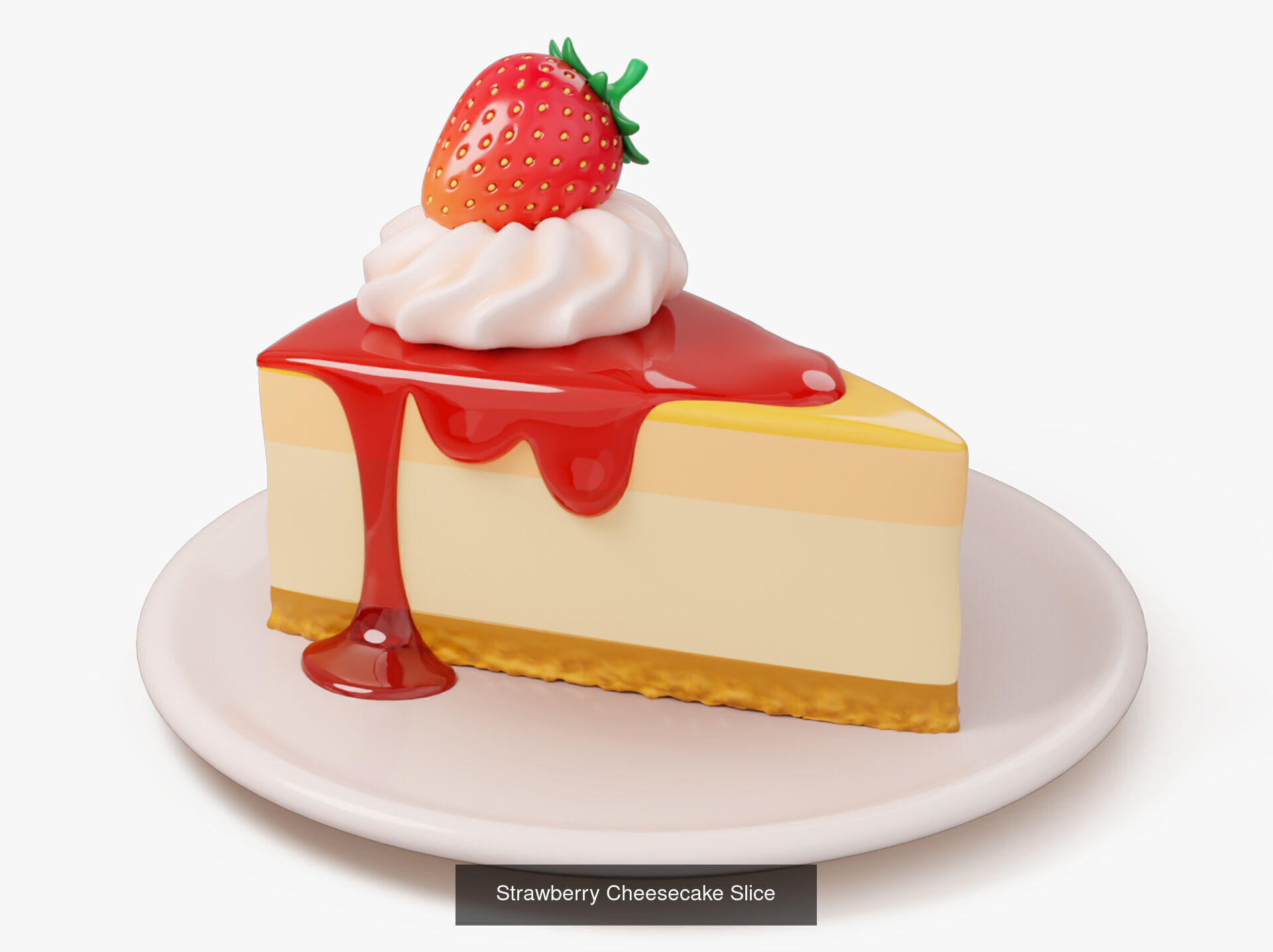 Sweet Dessert Pack 3D Model Collection_1