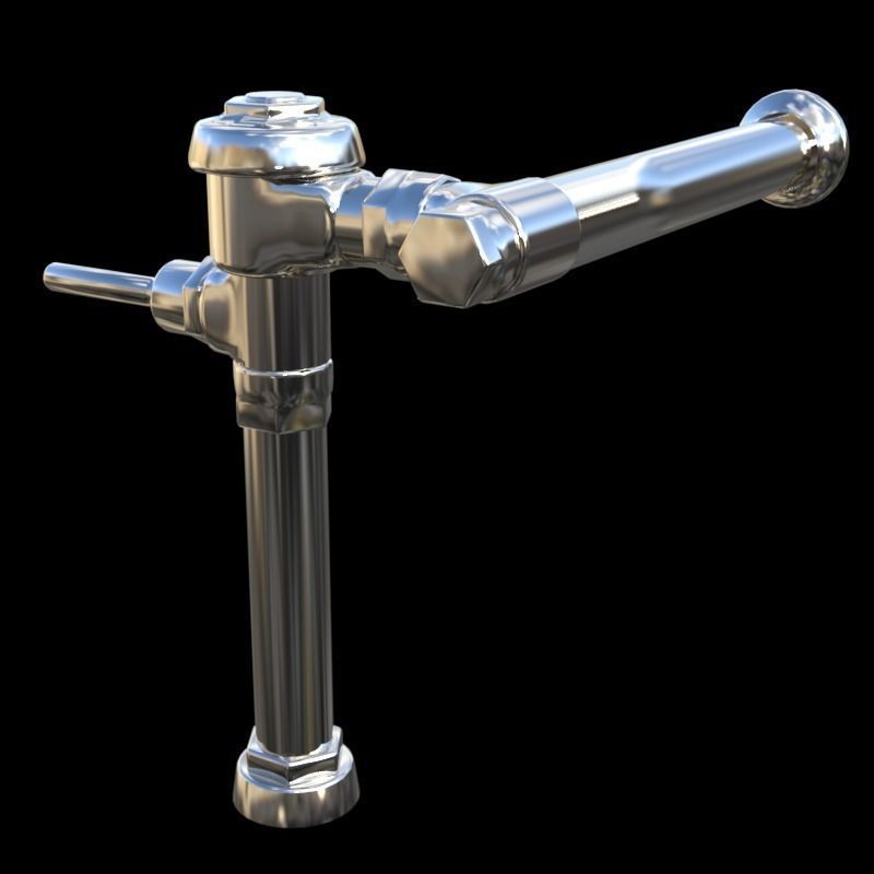 Manual Toilet Fixture Free 3D model