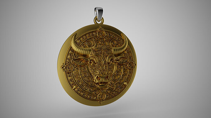 Toro Pendant 3D print model