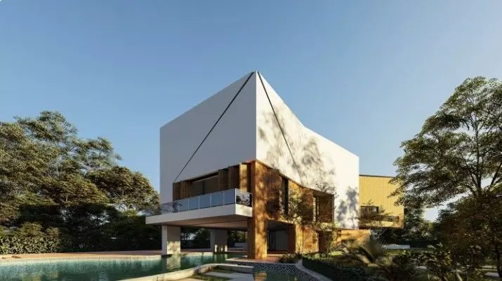 House Exterior Model 3D model_0