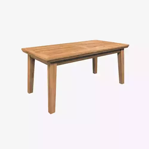 Country Extendable Dining Table 220 x 90 cm 87 x 35 in Solid Oak