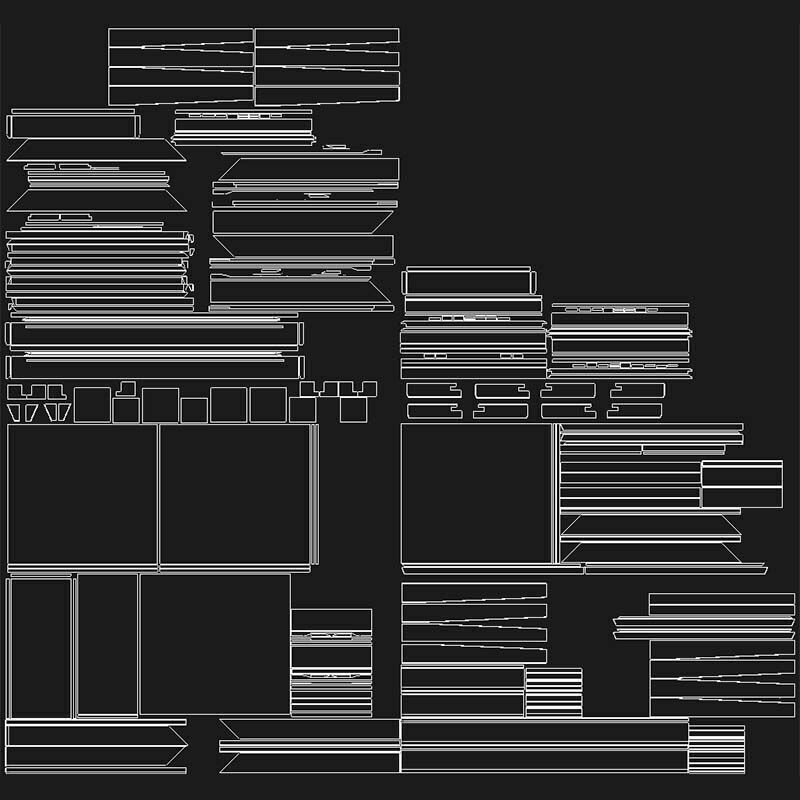 Country Extendable Dining Table 220 x 90 cm 87 x 35 in Solid Oak 3D model_31