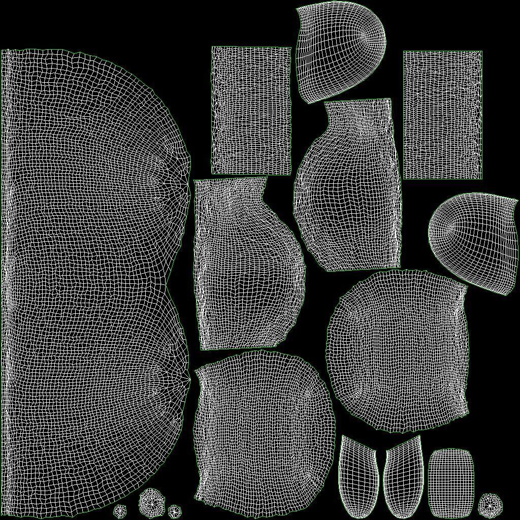 Labubu Monster Low-poly 3D model_11