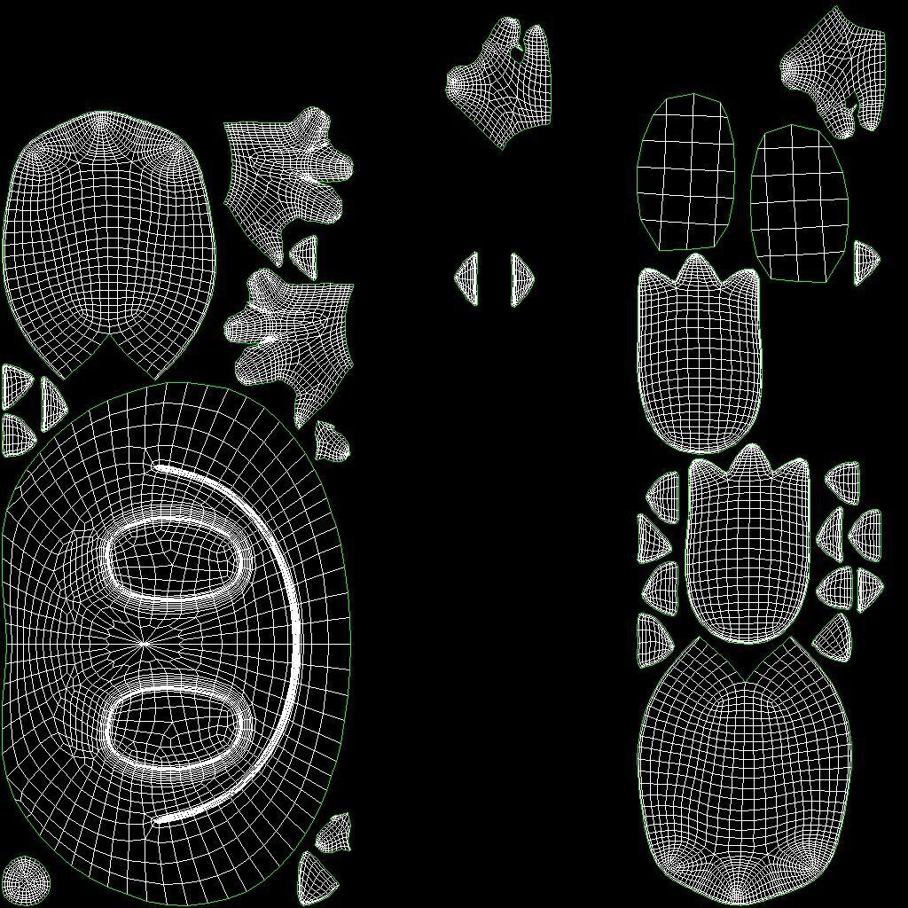 Labubu Monster Low-poly 3D model_12