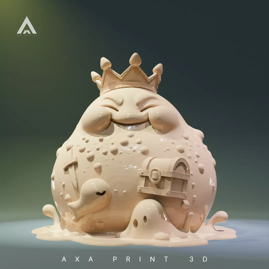 Slime King - His Royal Blobs 3D print model