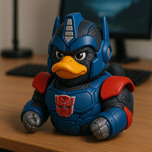 Rubber Duck - Optimus Primal model - 3d print 3D print model