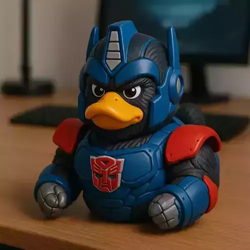 Rubber Duck - Optimus Primal model - 3d print