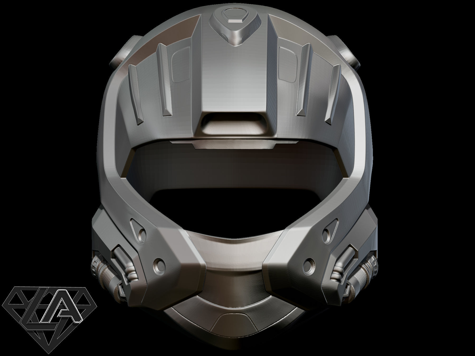 Halo CQB helmet 3D print model_1