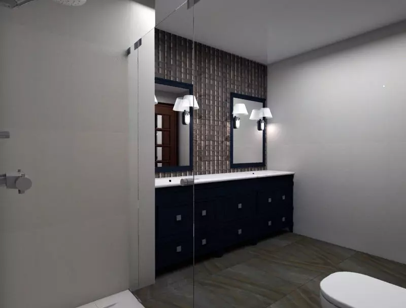 Bathroom modern design Free 3D model_0