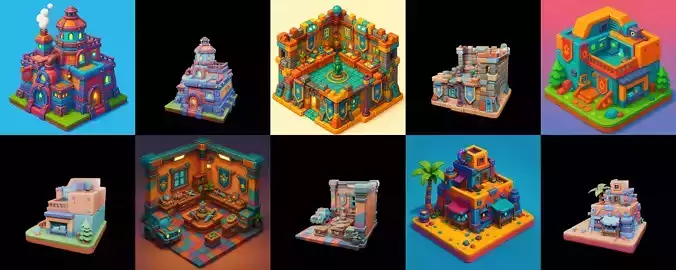 Building Color bundle 6 pack 100 glb