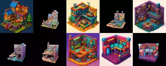 Building Color bundle 32 pack 100 glb