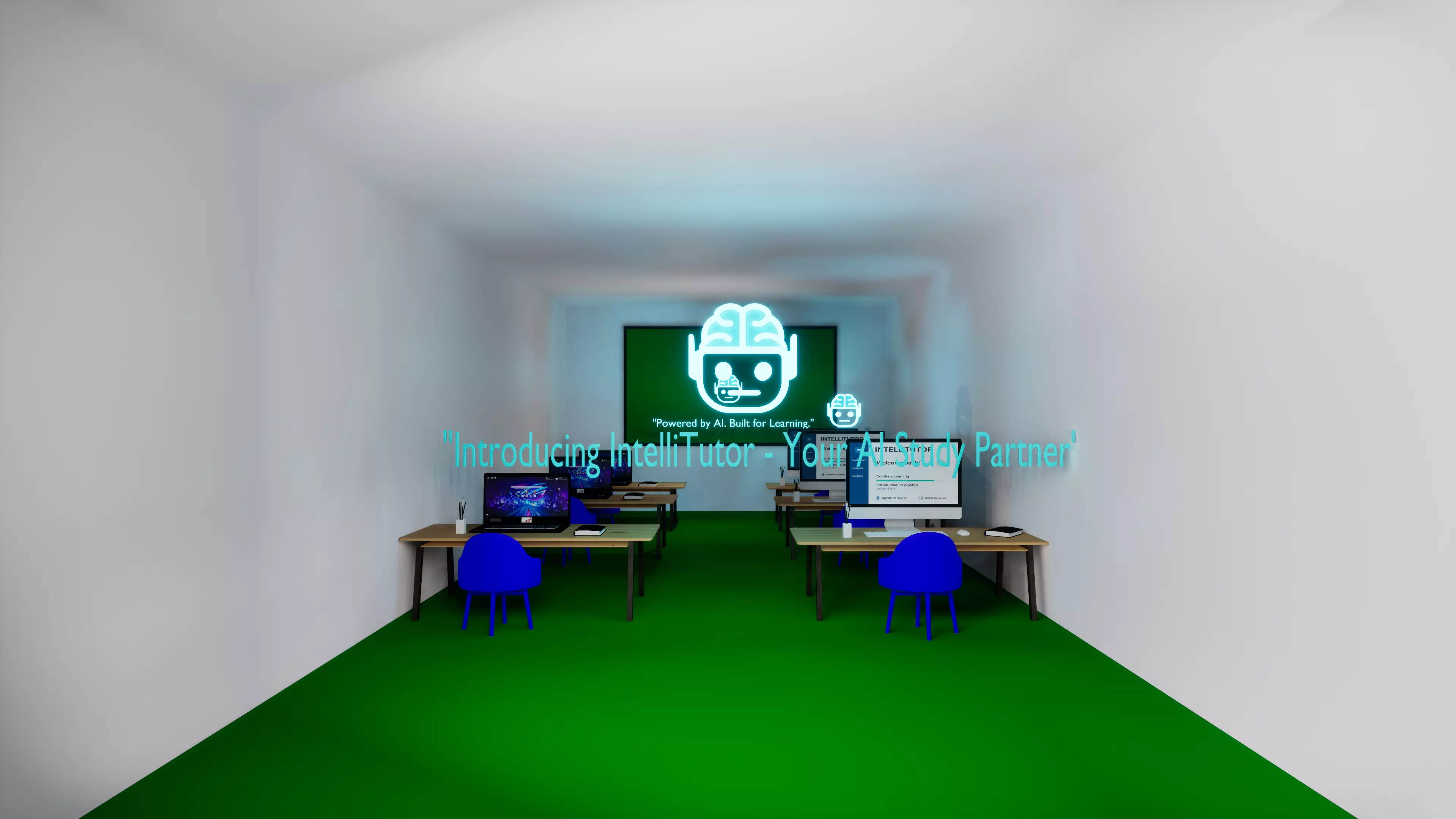 Modern Classroom 3D Model 3D model_0