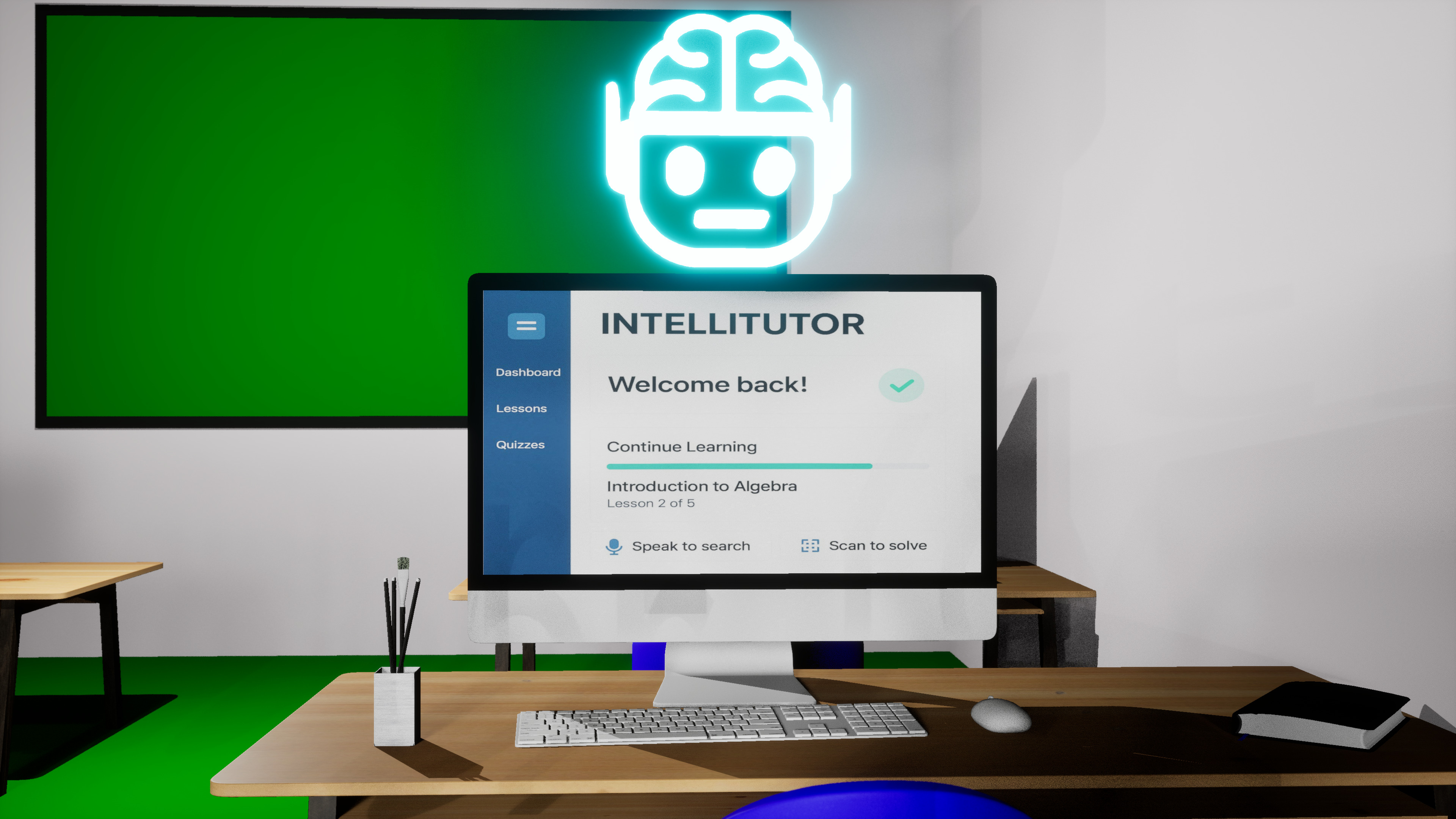 Modern Classroom 3D Model 3D model_2